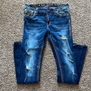 Rock Revival 30x35 distressed